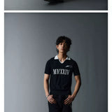 Old Money V-Neck Blend Polo Shirts