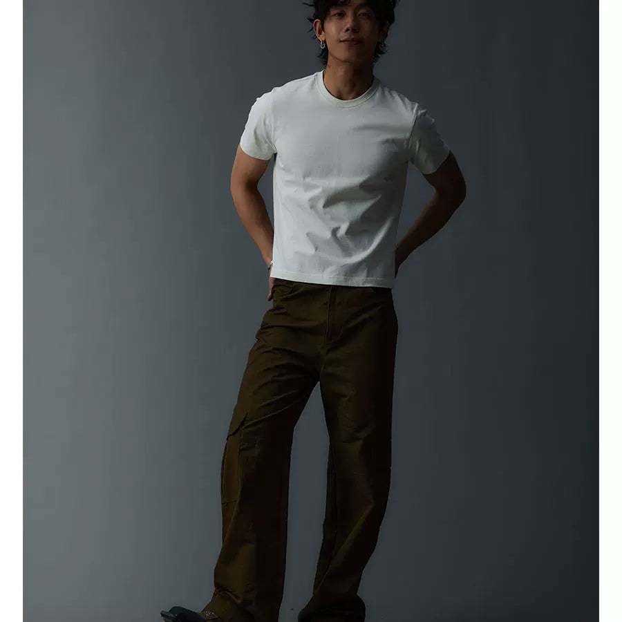 Unisex Tri-Color Slim Cotton Tees