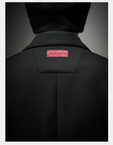 Structured Wool Blazer with Slits