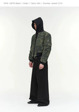 Black Khaki Camo MA1 Bomber Jacket