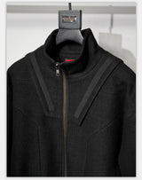 Australian Wool Stand Collar Puffer Jacket