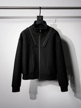 Australian Wool Stand Collar Puffer Jacket