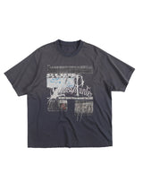 Vintage Printed Cotton Loose Tee