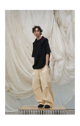 Skin-Friendly Short-Sleeve Detachable Small Hooded Tee