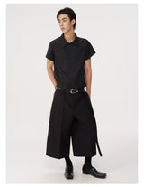 Short Sleeve C Button Shirt