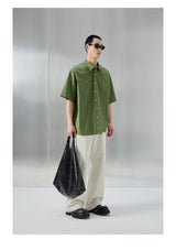 Retro Short Sleeve Pima Blend Shirt