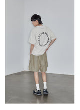 Magnetic Belted Elastic Multi-pocket Shorts