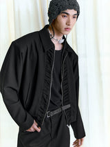 Boxy Fit Court Jacket YKK Zipper