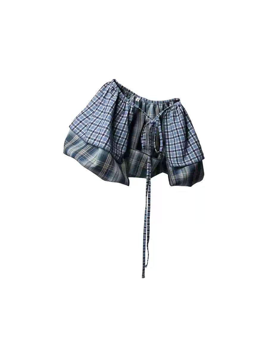Plaid Unisex Skirt Extender