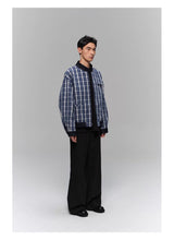 Reversible Plaid Lined Cotton Harrington Jacket