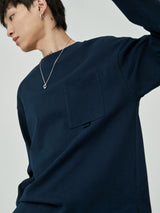 Ribbon Pocket Long Sleeve Tee
