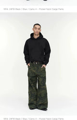 Multi-Color Loose 4-Pocket Cargo Pants