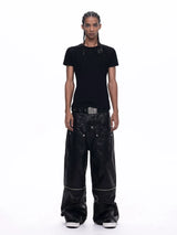 Men's Black Skull Cross Tee