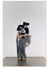 Rhinestone Mickey Print Tees