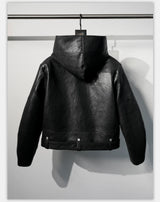 3M Collared Hooded Waxed Padded Jacket