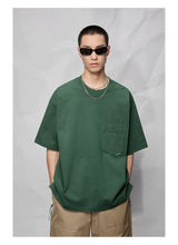 Double Pocket Split Hem Loose Tee