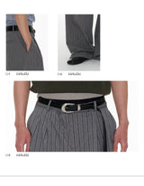 Plaid Pleated Wide Leg Pants