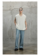 Vintage Washed Flared Denim Pants