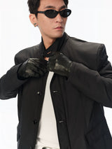 Lightweight Stand Collar Blazer Padded Coat