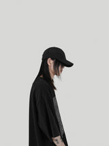 Black Waterproof Embroidered Logo Baseball Caps