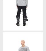 Opium Print Slim Stretchy Lyocell Tee