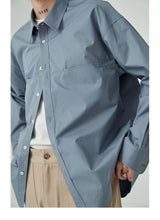 Split Pocket Basic Cotton Shirt