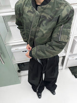 Black Khaki Camo MA1 Bomber Jacket