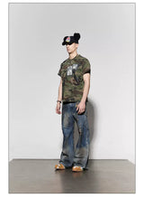 American Camo Cross Gun Tee