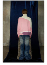 Mid-length Thick Wool Blend Turtleneck Sweater