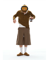 Men's Vintage Loose Cropped Pants