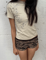 Vintage Low Waist Desert Camo Shorts