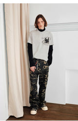 Loose Camouflage Cargo Pants