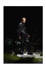 Pleated Tapered Leather Pants