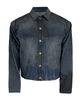Frosted Washed Denim Jacket