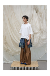Plaid Unisex Skirt Extender
