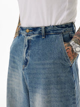 Unisex Vintage Wide Leg Jeans