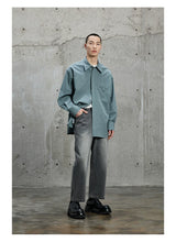 Triangle Pocket Shirt with Hidden Placket