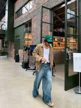 Unisex Vintage Wide Leg Jeans