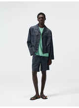 Hemp Blend Denim Jackets & Shorts