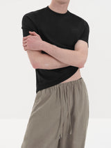 Logo Square Shoulder Quick Dry Tees