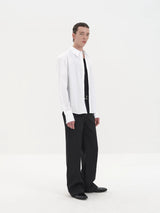 Satin Dress Shirts French Wide Sleeves