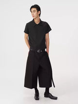 Short Sleeve C Button Shirt