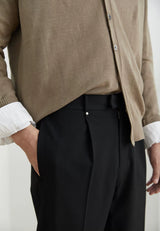 Elastic Waist Loose Ankle Pants