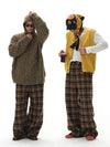 Old Money Wool Plaid Straight Pants