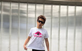 Color Block Graphic Print Tee
