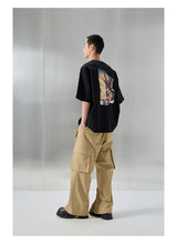 Oversized Heavyweight Printed Embroidered Tee