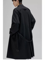 Double Breasted Long Trench Coat