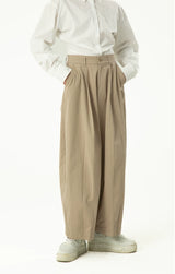 Casual Men's High-waisted Wide Leg Pants