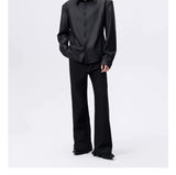Detachable Padded Long Sleeve Crop Shirt