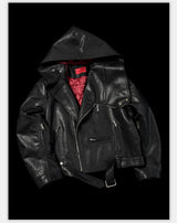 3M Collared Hooded Waxed Padded Jacket